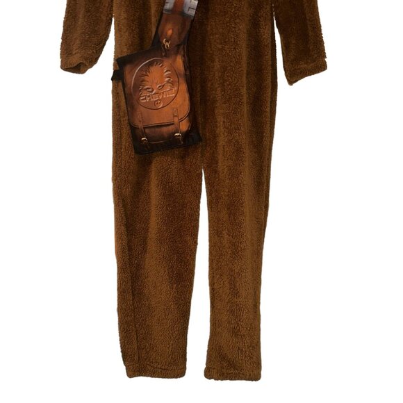 Star Wars Briefly Stated Disney Lucas Film Chewbacca PJs Mens M Fleece Costume - Picture 6 of 10